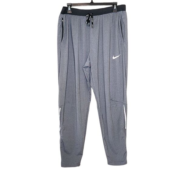 Nike Phenom Elite Knit Pants Dri-Fit Dark Smoke Zip Ankle Men's Size XL - Picture 1 of 10